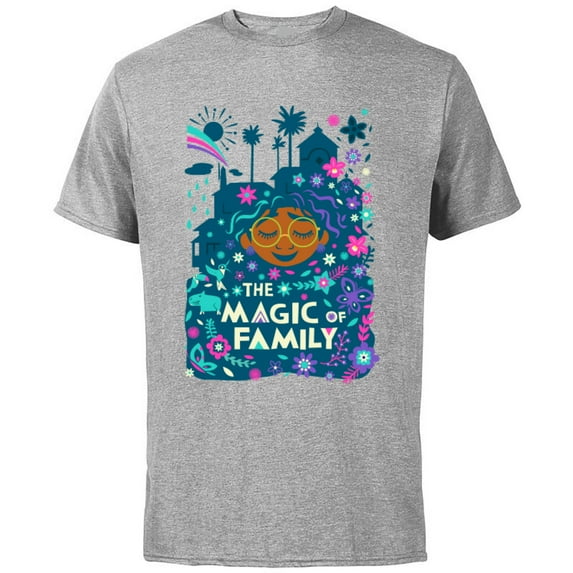 Disney Encanto Mirabel The Magic of Family Standard - Short Sleeve Cotton T-Shirt for Adults - Customized-Athletic Heather