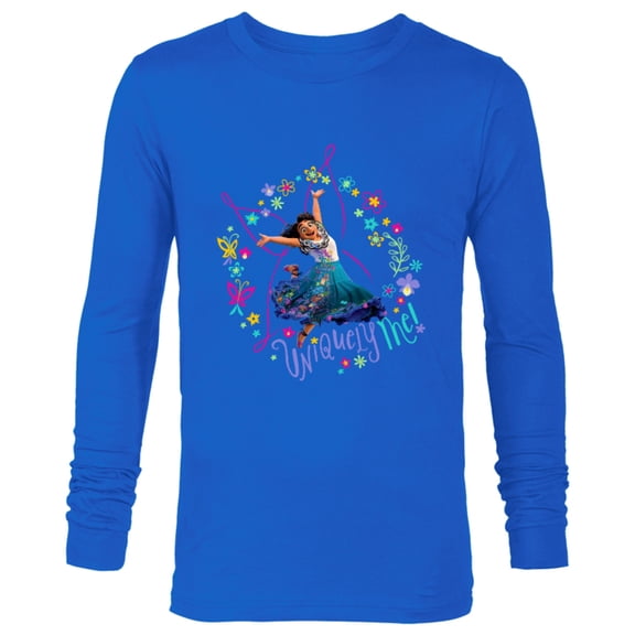 Disney Encanto Mirabel Uniquely Me Pink Butterfly - Long Sleeve T-Shirt for Men - Customized-Royal