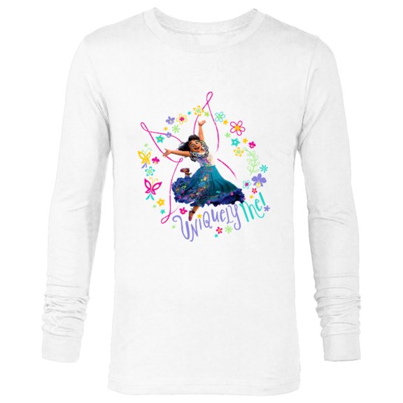 Disney Encanto Mirabel Uniquely Me Pink Butterfly - Long Sleeve T-Shirt for Men - Customized-White
