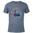 thumbnail image 1 of Disney Encanto Mirabel Uniquely Me Pink Butterfly - Short Sleeve Blended T-Shirt for Adults - Customized-Navy Heather, 1 of 5