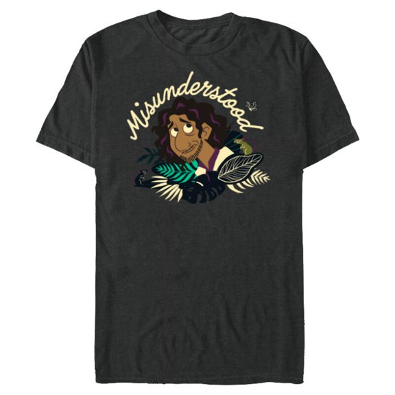 Disney Encanto Misunderstood Bruno Floral Paradiso - Short Sleeve Blended T-Shirt for Adults - Customized-Dark Heather