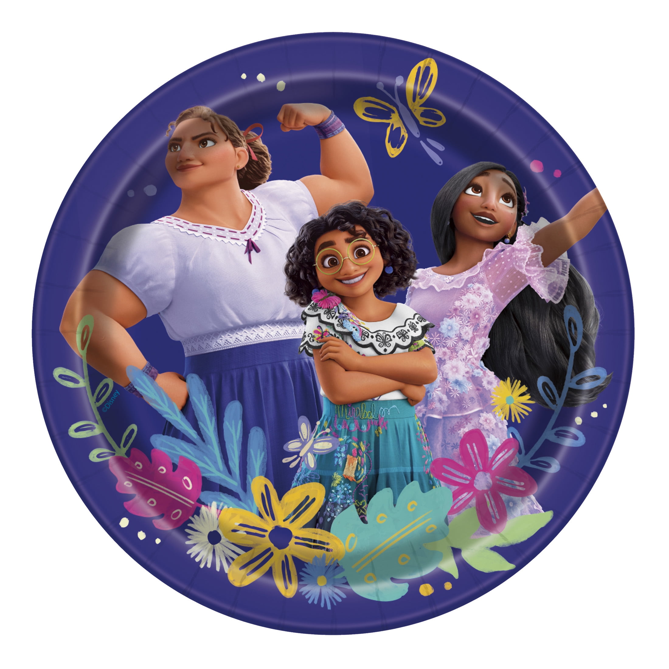Disney Encanto Multicolor Paper Dessert Plates, 7in, 8ct