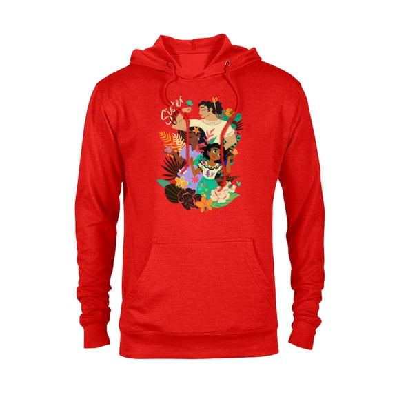 Disney Encanto Sister Goals Mirabel Luisa Isabela Floral - Pullover Hoodie for Adults - Customized-Red