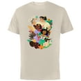 thumbnail image 1 of Disney Encanto Sister Goals Mirabel Luisa Isabela Floral - Short Sleeve Cotton T-Shirt for Adults - Customized-Natural, 1 of 5