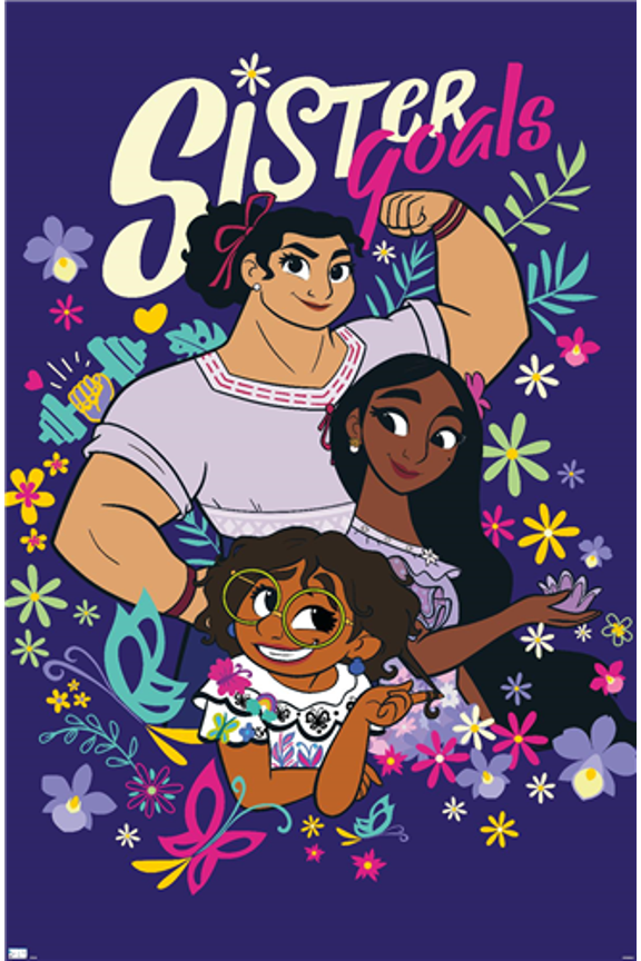 Disney Encanto - Sister Goals Wall Poster, 14.725" x 22.375"