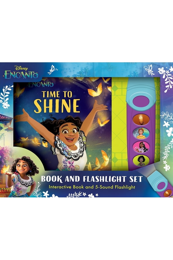 Disney Encanto: Time to Shine Book and 5-Sound Flashlight Set, (Paperback)