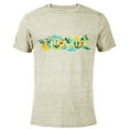 thumbnail image 1 of Disney Encanto Tropical Florals Movie Logo - Short Sleeve Blended T-Shirt for Adults - Customized-Yellow, 1 of 5