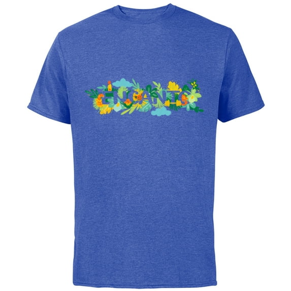 Disney Encanto Tropical Florals Movie Logo - Short Sleeve Cotton T-Shirt for Adults - Customized-Royal Heather