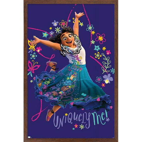 Disney Encanto - Uniquely Me Wall Poster, 22.375" x 34", Framed