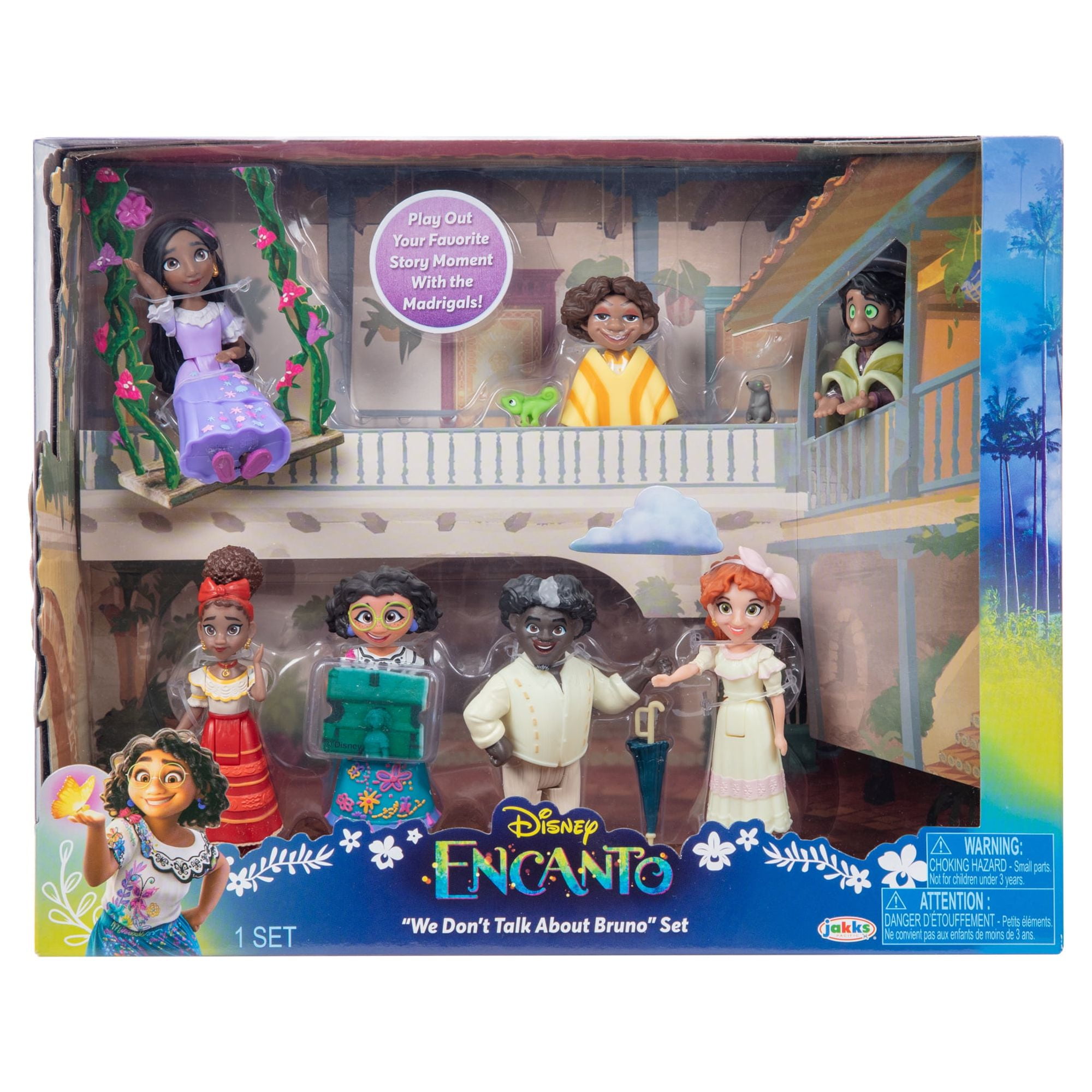 Jakks Disney Encanto 2 Family Madrigal Figures Set of 5 Mini Figurines