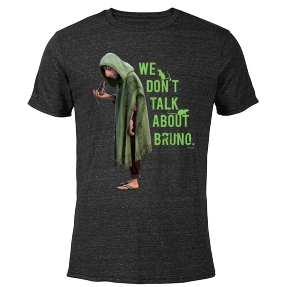Disney Encanto We Don’t Talk About Bruno Dark - Short Sleeve Blended T-Shirt for Adults – Customized-Black