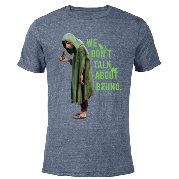 Disney Encanto We Don’t Talk About Bruno Dark - Short Sleeve Blended T-Shirt for Adults – Customized-Navy Heather