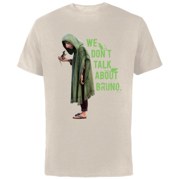 Disney Encanto We Don’t Talk About Bruno Dark - Short Sleeve Cotton T-Shirt for Adults – Customized-Natural