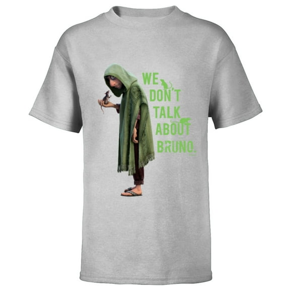 Disney Encanto We Don’t Talk About Bruno Dark - Short Sleeve T-Shirt for Kids – Customized-Athletic Heather