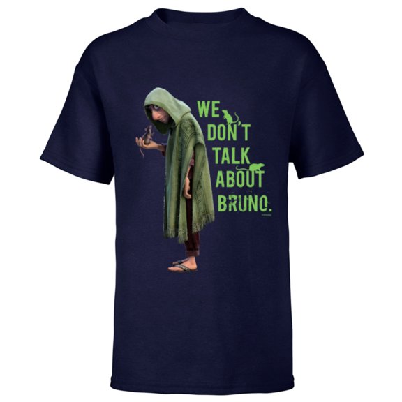 Disney Encanto We Don’t Talk About Bruno Dark - Short Sleeve T-Shirt for Kids – Customized-Navy