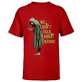 thumbnail image 1 of Disney Encanto We Don’t Talk About Bruno Dark - Short Sleeve T-Shirt for Kids – Customized-Red, 1 of 5