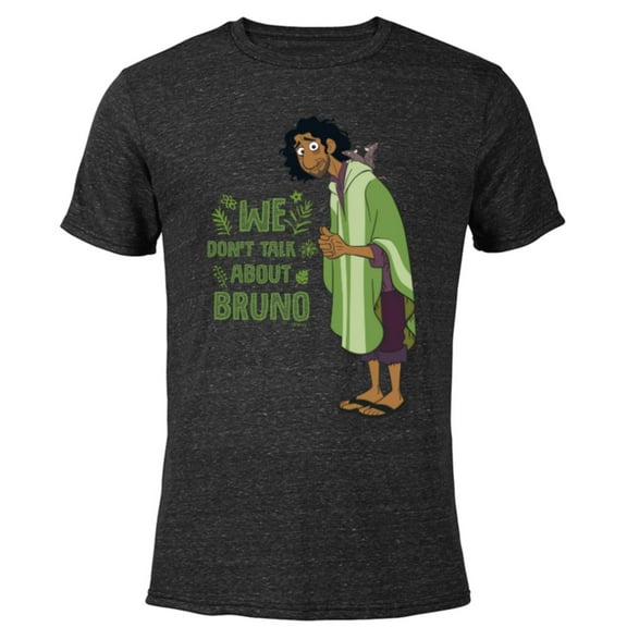 Disney Encanto We Don’t Talk About Bruno - Short Sleeve Blended T-Shirt for Adults – Customized-Black