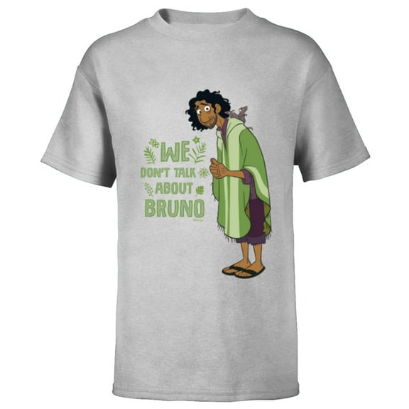 Disney Encanto We Don’t Talk About Bruno - Short Sleeve T-Shirt for Kids – Customized-Athletic Heather