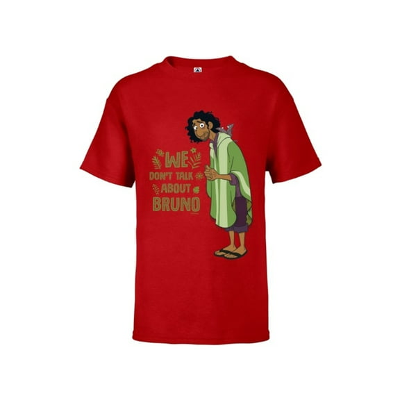 Disney Encanto We Don’t Talk About Bruno - Short Sleeve T-Shirt for Kids – Customized-Red