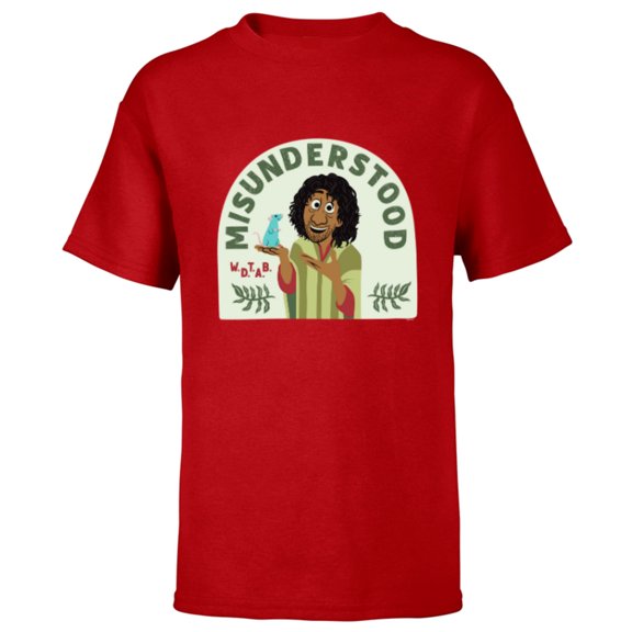 Disney Encanto We Don’t Talk About Bruno WDTAB Misunderstood - Short Sleeve T-Shirt for Kids - Customized-Red
