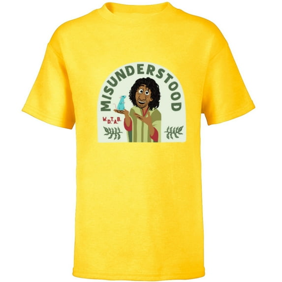 Disney Encanto We Don’t Talk About Bruno WDTAB Misunderstood - Short Sleeve T-Shirt for Kids - Customized-Yellow