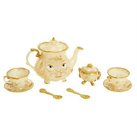 Disney Enchanted Tea Set Playset, Ages 3 and Up, Includes Mrs. Potts and Chip