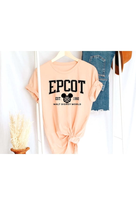 Disney Epcot 1982 Tshirt, Walt Disney World Tshirt, Disney Family Trip Shirt, Vintage Walt Disney World