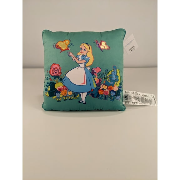 Disney Epcot Flower & Garden Festival Alice in Wonderland Pillow
