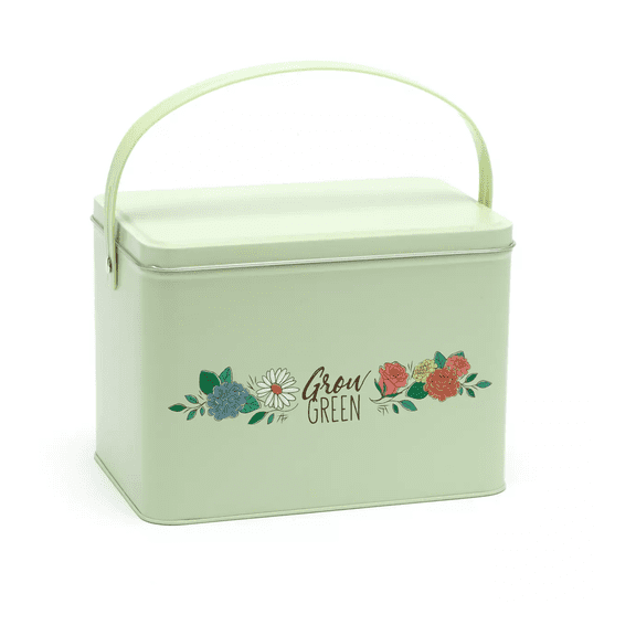 Disney Epcot Flower and Garden Festival 2022 Mickey Grow Green Tin Seed Box New