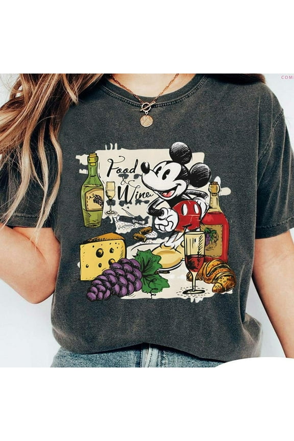 Epcot Food And Wine T-Shirt, Mickey Classic Epcot Food And Wine Festival Shirts, Tee, Disneyland Family Trip Shirt
