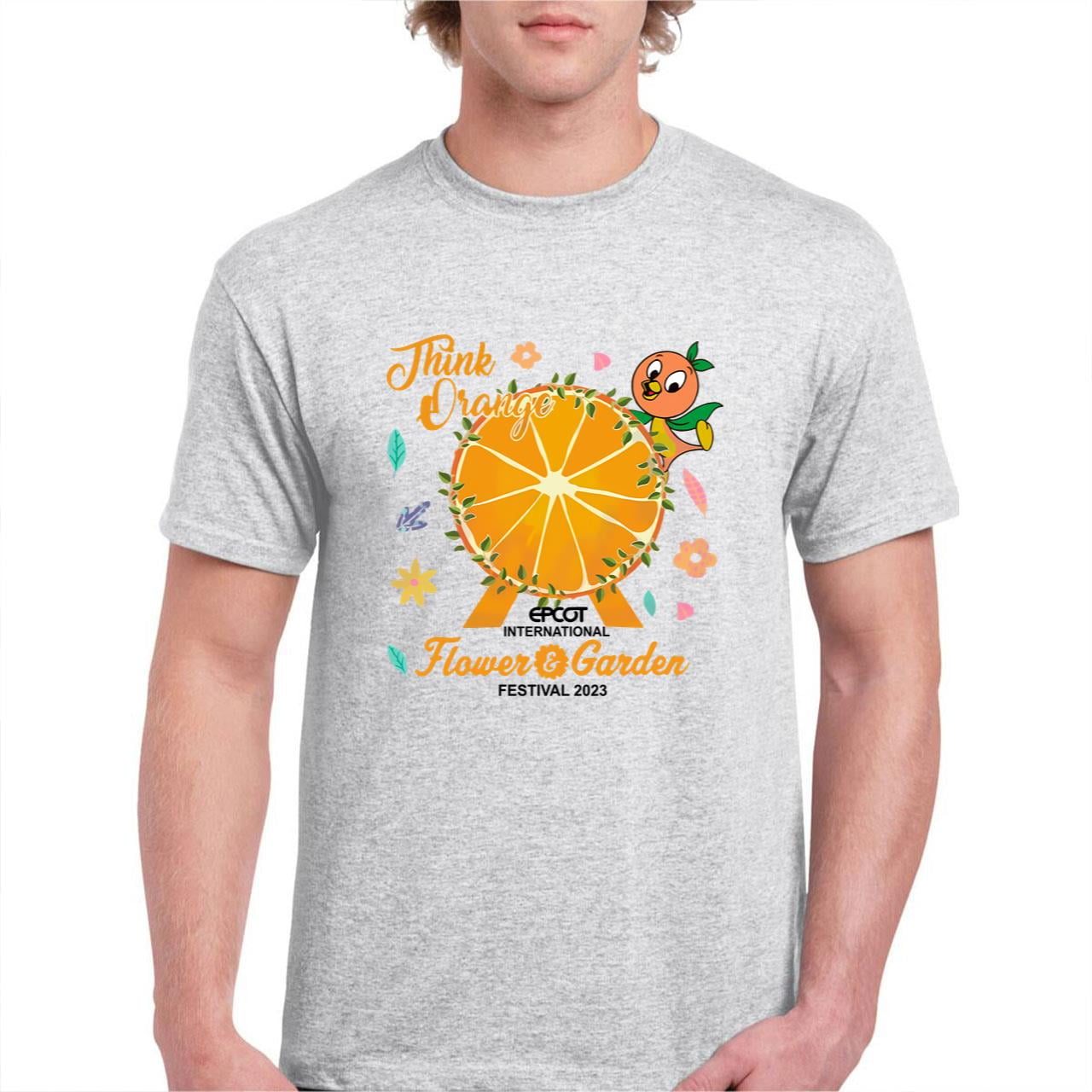 Disney Epcot International Flower and Garden Festival 2024 T- Shirt, Cute Orange  Bird Epcot Center Tee, Walt Disney World Family Vacation - Walmart.com