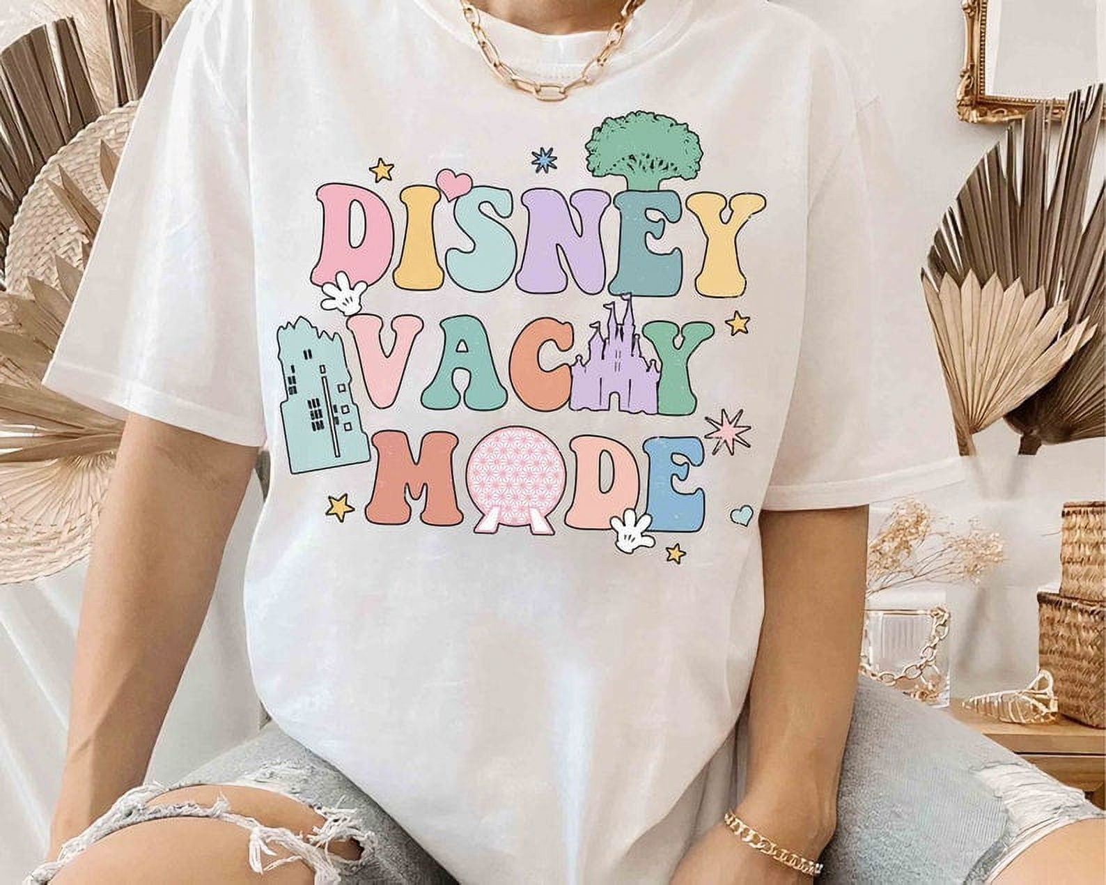 Disney Epcot Vacay Mode Groovy Retro Shirt, Epcot World Traveler Food ...