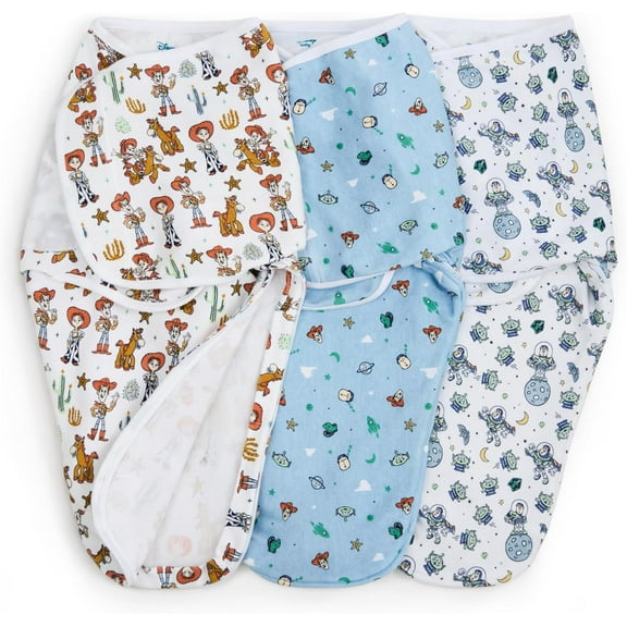 aden + anais Disney essentials easy swaddle wrap quick change 3 pack TOG 1.0