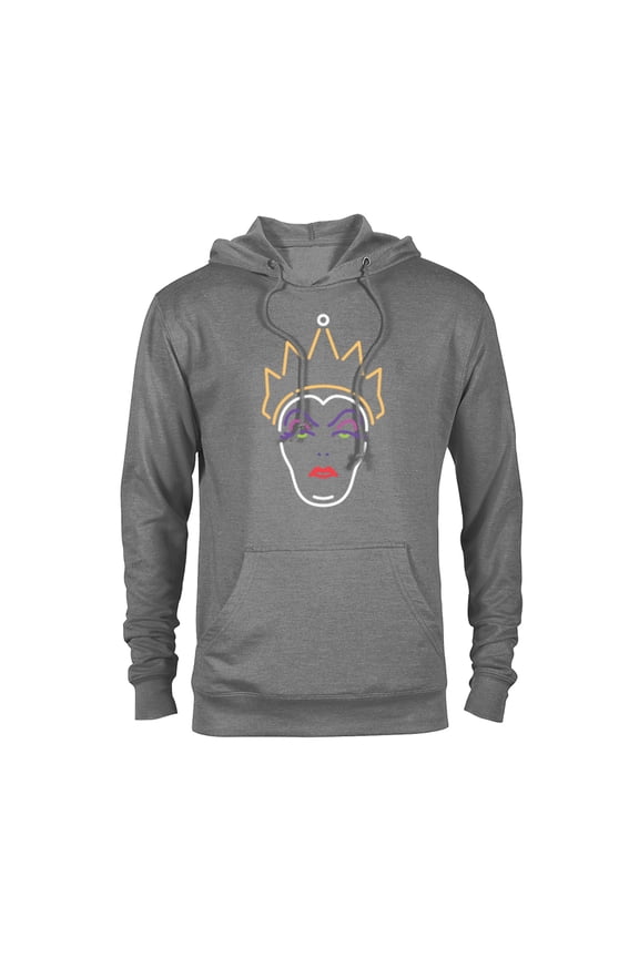 Evil Queen Neon Face T-Shirt - Pullover Hoodie for Adults - Customized-Graphite Heather