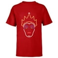 thumbnail image 1 of Disney Evil Queen Neon Face T-Shirt - Short Sleeve T-Shirt for Kids - Customized-Red, 1 of 5