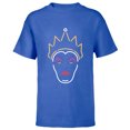thumbnail image 1 of Disney Evil Queen Neon Face T-Shirt - Short Sleeve T-Shirt for Kids - Customized-Royal, 1 of 5