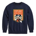 thumbnail image 1 of Disney - Explore Nature - Toddler & Youth Crewneck Fleece Sweatshirt, 1 of 5