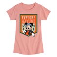 thumbnail image 1 of Disney - Explore Nature - Toddler & Youth Girls Short Sleeve Graphic T-Shirt, 1 of 5