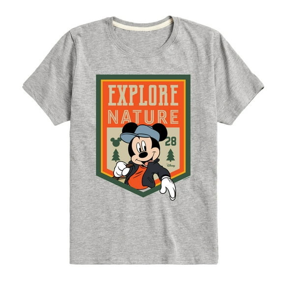 Disney - Explore Nature - Toddler & Youth Short Sleeve Graphic T-Shirt