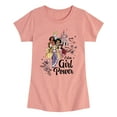 thumbnail image 1 of Disney - Extra Girl Power  - Toddler & Youth Girls Short Sleeve Graphic T-Shirt, 1 of 5