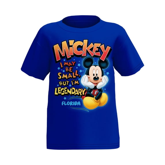 Disney Mickey Mouse Legendary Florida Toddler Tee Shirt, 2T-4T (Boy's)