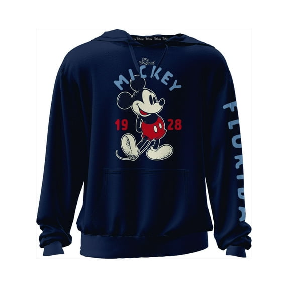 Disney Mickey Mouse Adult Florida Navy Hoodie