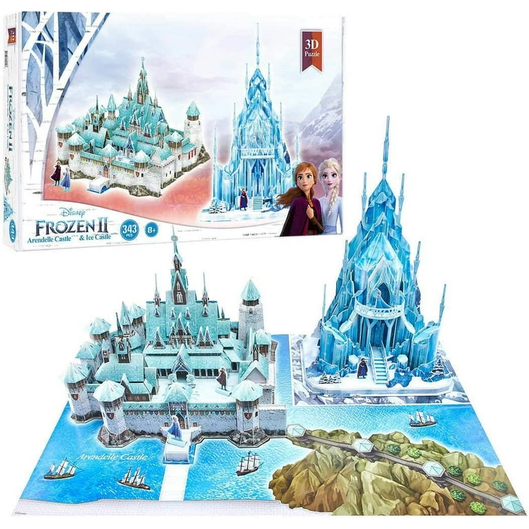 Frozen 2 3D Arendelle & Ice Castle 343 Piece Puzzle Set - Walmart.com