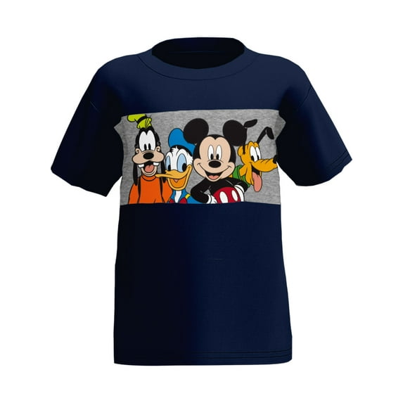 Disney Fab Four Navy Toddler Tee Shirt, 2T-4T (Boy's)