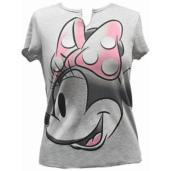 Disney Minnie Mouse Junior V-Neck Tee, S-2XL (Women's)