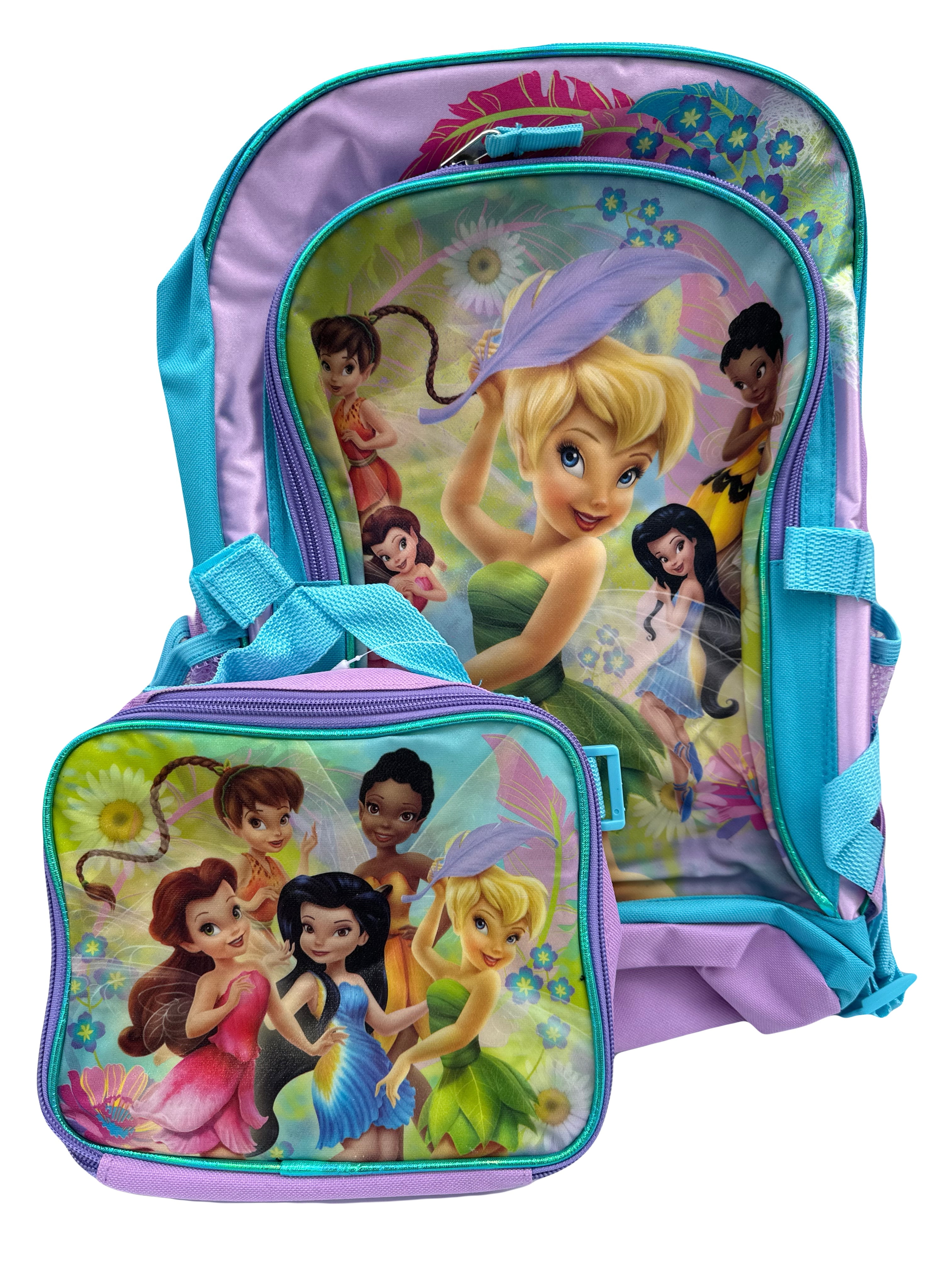 Disney Fairies Tinker Bell Backpack w/detachable Lunch Bag