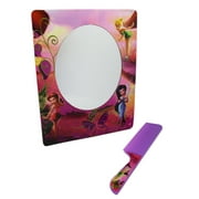 Disney Fairies Tinkerbell Comb And Mirror Set  2pcs Set