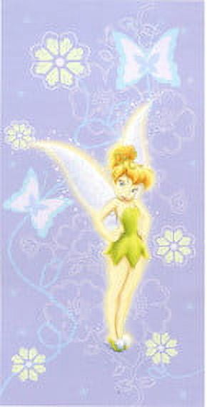 Disney Fairies Tinkerbell Purple Beach Towel
