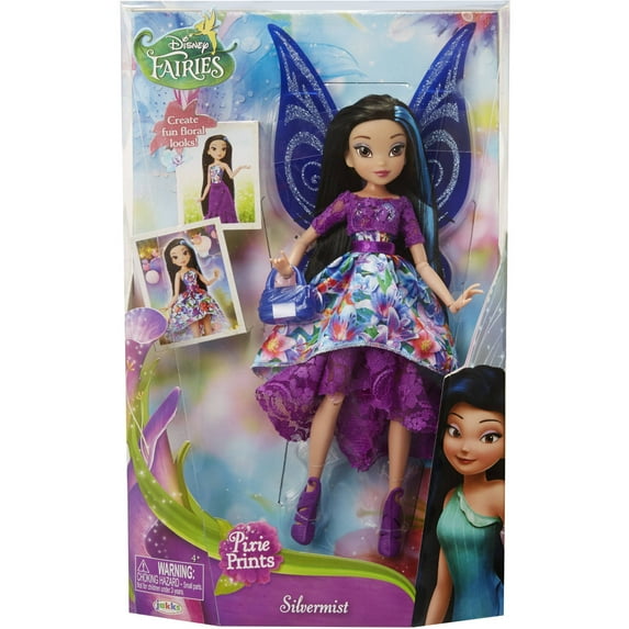 Disney Fairy 9" Silvermist Deluxe Fashion Doll, Floral