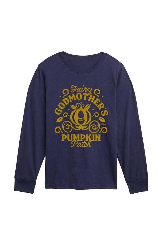 - Fairy Godmother Pumpkin Patch - Youth Boys Long Sleeve Graphic T-Shirt